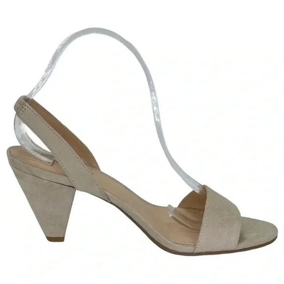 Seven Dials Ramsbury Nude Microfiber Womens Slingback Heels Size 9M - Picture 3 of 10